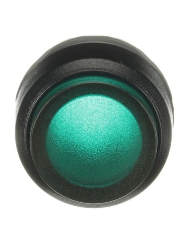 MP3-11G przycisk wypukły monostabilny podświetlany zielony