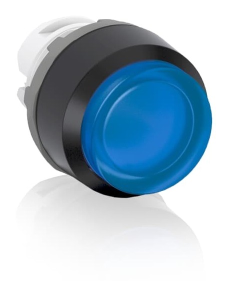 MP3-11L przycisk wypukły monostabilny podświetlany niebieski