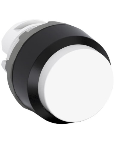 MP4-10W przycisk wypukły bistabilny biały