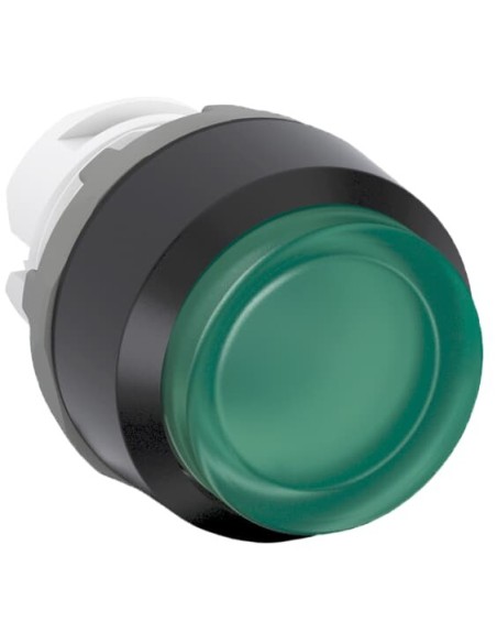 MP4-11G przycisk wypukły bistabilny zielony podświetlany