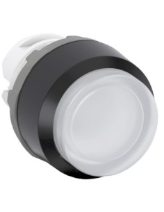 MP4-11W przycisk wypukły bistabilny biały podświetlany