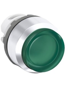 MP4-21G przycisk wypukły bistabilny zielony podświetlany