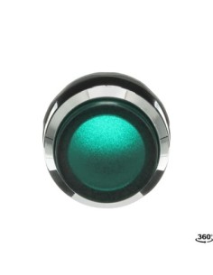 MP4-11G przycisk wypukły bistabilny zielony podświetlany