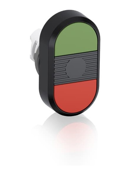 MPD1-11B przycisk podwójny niepodświetlany bez tekstu czarne pole