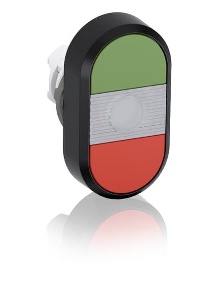 MPD1-11C przycisk podwójny bez tekstu przezroczyste pole podświetlany