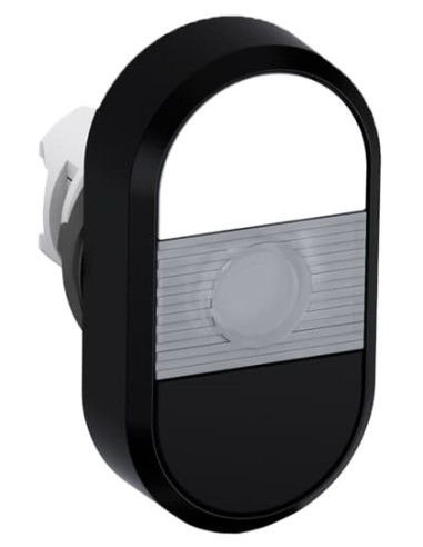 MPD5-11C przycisk podwójny bez tekstu przezroczyste pole podświetlany