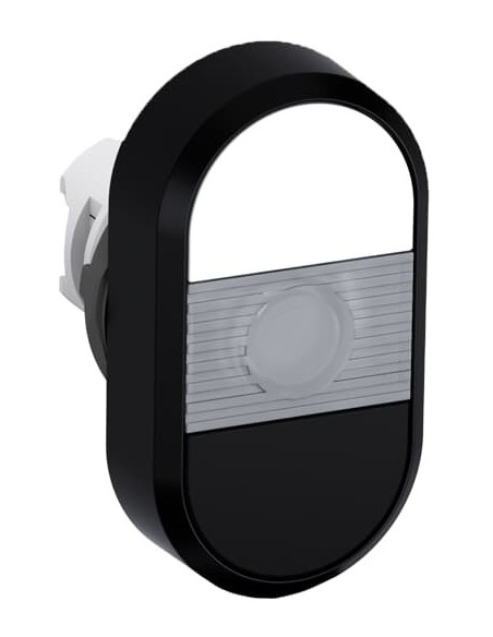 MPD5-11C przycisk podwójny bez tekstu przezroczyste pole podświetlany