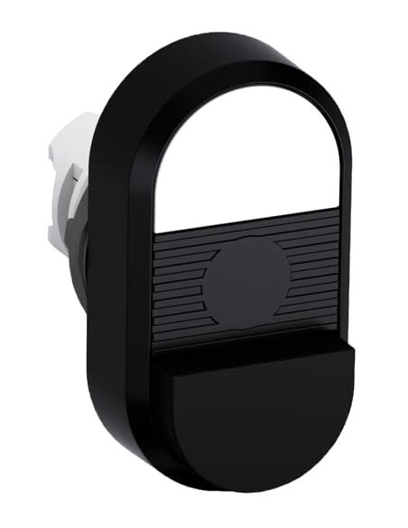 MPD16-11B przycisk podwójny niepodświetlany bez tekstu czarne pole