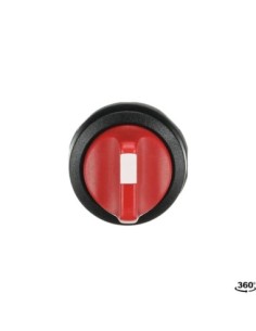 M3SS3-10R przełącznik obrotowy 3-pozycyjny czerwony