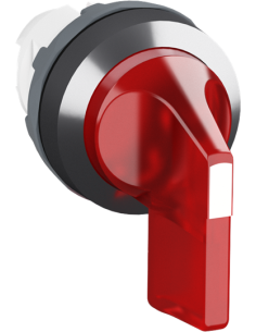 M3SS4-21R przełącznik obrotowy 3-pozycyjny czerwony