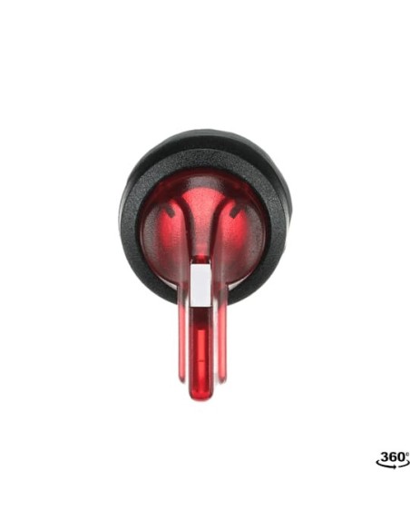 M3SS6-11R przełącznik obrotowy 3-pozycyjny czerwony