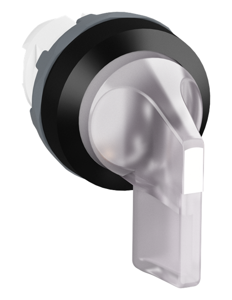 M3SS6-11C przełącznik obrotowy 3-pozycyjny przezroczysty