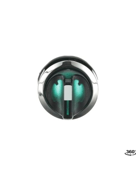 M3SS7-31G przełącznik obrotowy 3-pozycyjny zielony