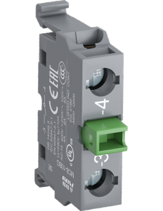 MCB-10BG blok styków 1NO złocone odwrotne