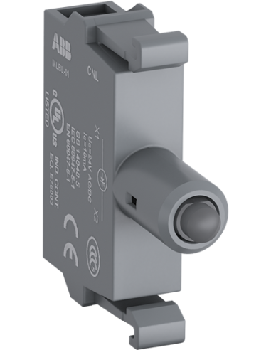 MLBL-05R blok oświetleniowy czerwony 110-130V DC zintegrowany LED czerwony