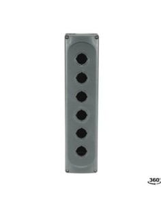 MEP6-0 obudowa 6-otworów szara