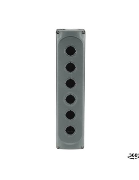 MEP6-0 obudowa 6-otworów szara