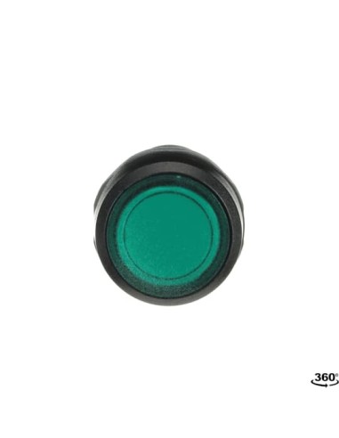 CP1-12G-10 przycisk monostabilny wklęsły 1NO zielony