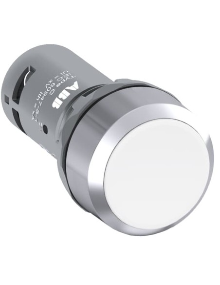 CP1-30W-01 przycisk monostabilny wklęsły 1NC biały