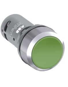 CP1-30G-02 przycisk monostabilny wklęsły 2NC zielony