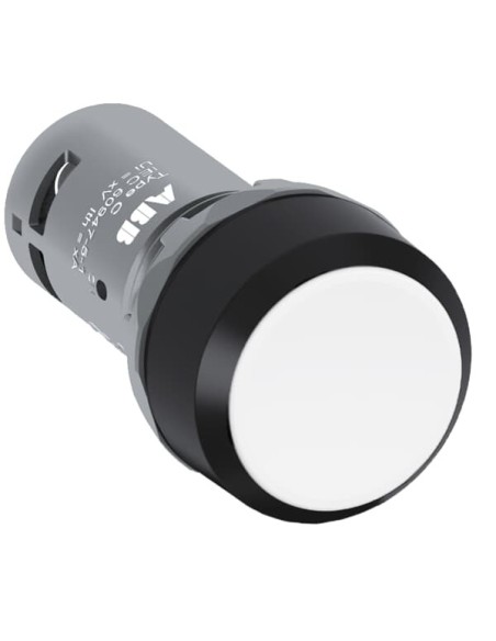 CP2-10W-10 przycisk bistabilny wklęsły 1NO biały