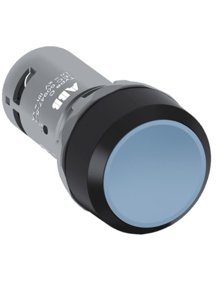 CP2-10L-11 przycisk bistabilny wklęsły 1NO1NC niebieski