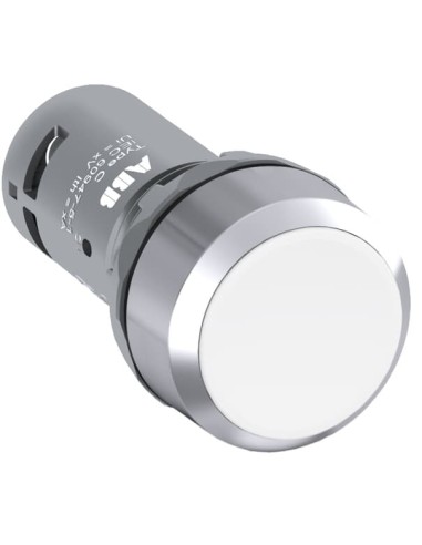 CP2-30W-10 przycisk bistabilny wklęsły 1NO biały