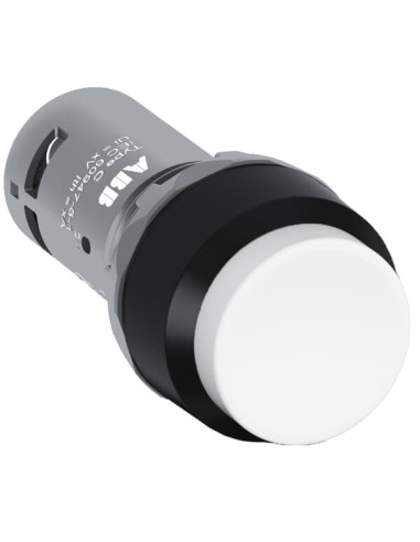 CP3-10W-11 przycisk wypukły monostabilny 1NO1NC biały