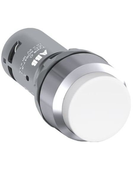 CP3-30W-11 przycisk wypukły monostabilny 1NO1NC biały