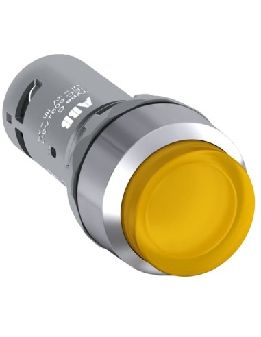 Przycisk podświetlany żółty