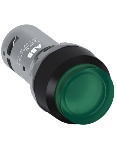 CP4-13G-10 przycisk wypukły bistabilny 1NO zielony