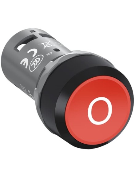 CP13-10R-01 przycisk monostabilny wklęsły 1NC czerwony