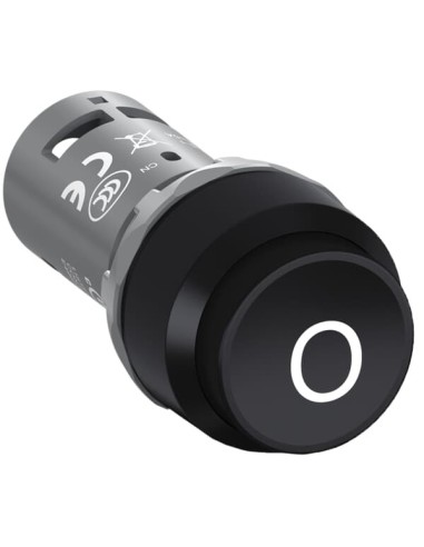 CP33-10B-01 przycisk monostabilny wypukły 1NC czarny