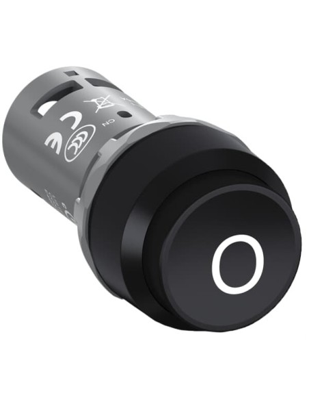 CP33-10B-01 przycisk monostabilny wypukły 1NC czarny