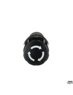 CE3T-10B-11 przycisk stopu procesowego 1NO1NC czarny