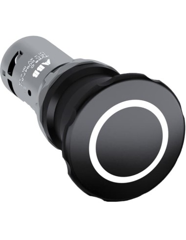 CE4P-10B-11 przycisk stopu procesowego 1NO1NC czarny