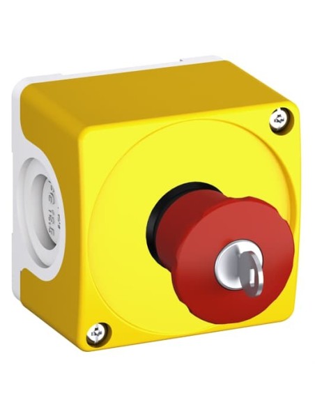 Wyłącznik awaryjny zmontowany