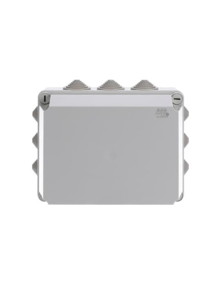 WB1SL0832A00 puszka szara bez dławików ze śrubami z tworzywa IP55 II klasa 170x220x150mm (WxSxG)  pusta  pokrywa pełna  GWT-650