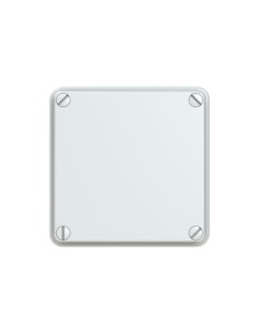 WB1SL0820A00 puszka szara bez dławików ze śrubami z tworzywa IP65 II klasa 100x100x80mm (WxSxG)  pusta  pokrywa pełna  GWT-650