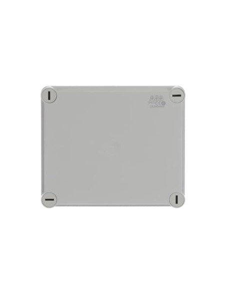 WB1SL0820A00 puszka szara bez dławików ze śrubami z tworzywa IP65 II klasa 137x160x77mm (WxSxG)  pusta  pokrywa pełna  GWT-650