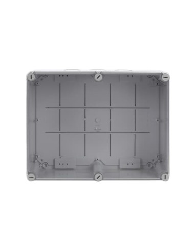 WB1SL0820A00 puszka szara z dławikami ze śrubami z tworzywa IP65 II klasa 240x310x110mm (WxSxG)  pusta  pokrywa transparentna  G