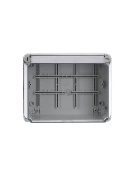 WB1SL0820A00 puszka szara bez dławików ze śrubami z tworzywa IP65 II klasa 170x220x150mm (WxSxG)  pusta  pokrywa transparentna