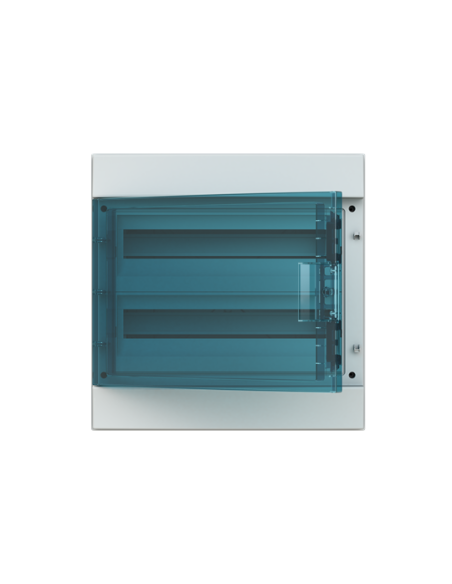 65P18X22 obudowa szara n t 36M IP65 125A II klasa 435x430x155mm (WxSxG)  szyny DIN  drzwi transparentne  brak N+PE