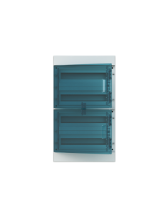 65P18X42 obudowa szara n t 72M IP65 125A II klasa 735x430x155mm (WxSxG)  szyny DIN  drzwi transparentne  brak N+PE