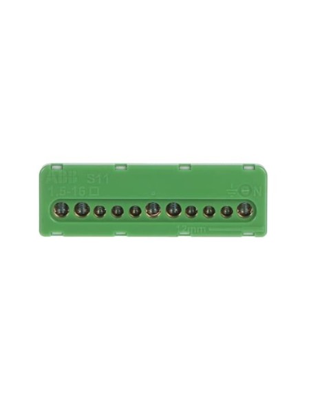 41Z63 listwa zaciskowa PE 100A 6x6mm² (śrubowe) + 5x16mm² (śrubowe)