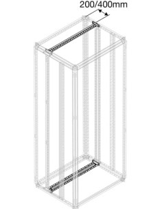 PCCM1000 Poprzeczka do wewnętrznego przedziału kablowego ICC S-1000mm (2szt)