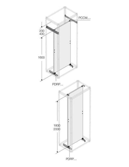 PWRP1880 Płyta montażowa 1800x800mm (WxS)