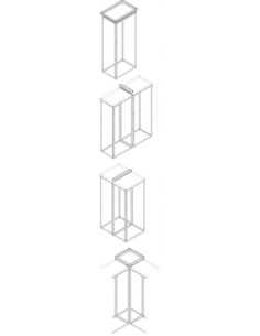 PKDT0800 Zestaw uszczelnienia górnego IP31 IP41 o S-800mm montaż plecami (1szt)