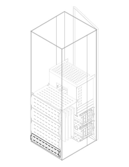 PRVS1006 Wygrodzenie pionowe tylne forma 3b 100x600mm (WxS) (bez profili środkowych)