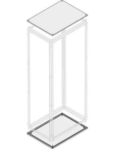 PTBB6056 Płyta górna dolna pełna IP65 600x500mm (SxG)